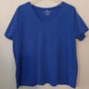 Woman Within L 100% Cotton Tee